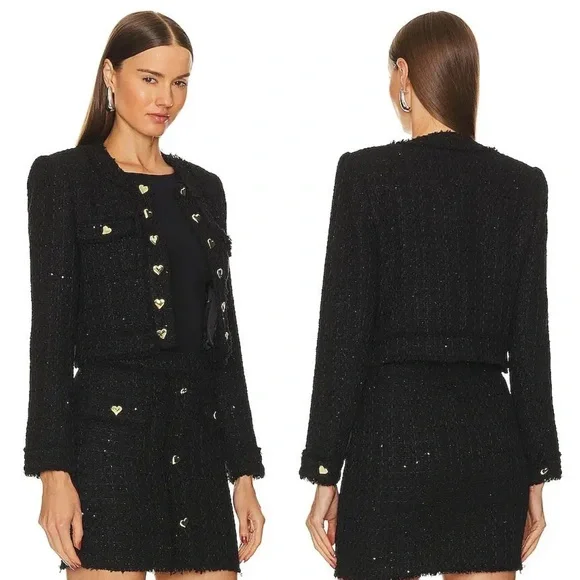 Generation Love Vera 🖤 Tweed Blazer - Picture 3 of 11